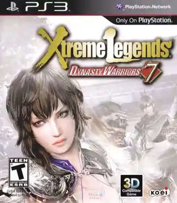 Dynasty Warriors 7 - Xtreme Legends (USA) (v1.01) (Disc) (Update) box cover front